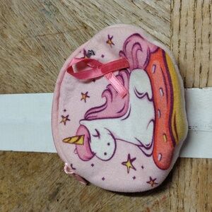 Mini Unicorn pouch + Breast Cancer Support Ribbon included
